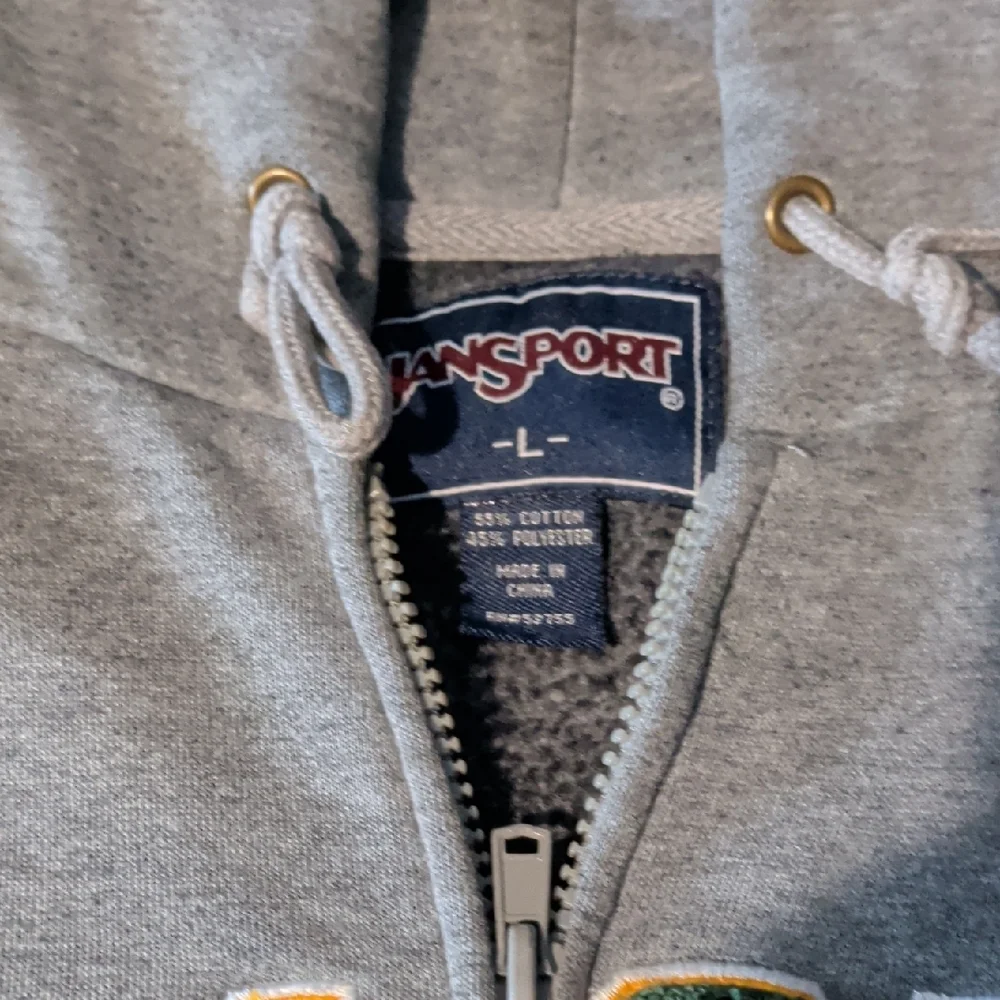 Jansport Gray Zip-Up Hoodie - Picture 3 of 6